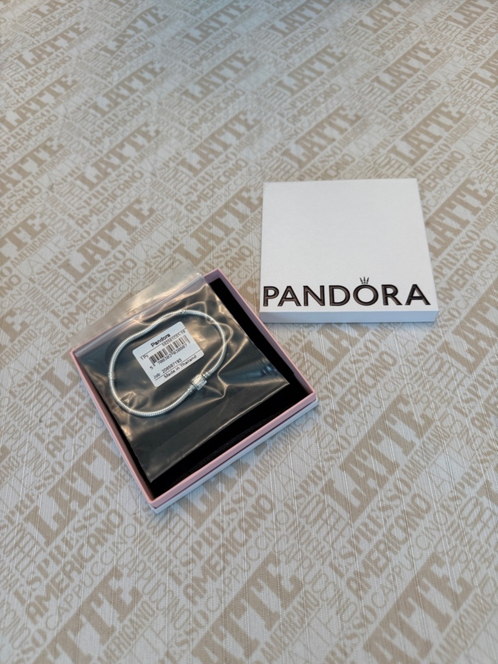 Pandora Moments Marvel Logo Clasp Snake Chain Bracelet